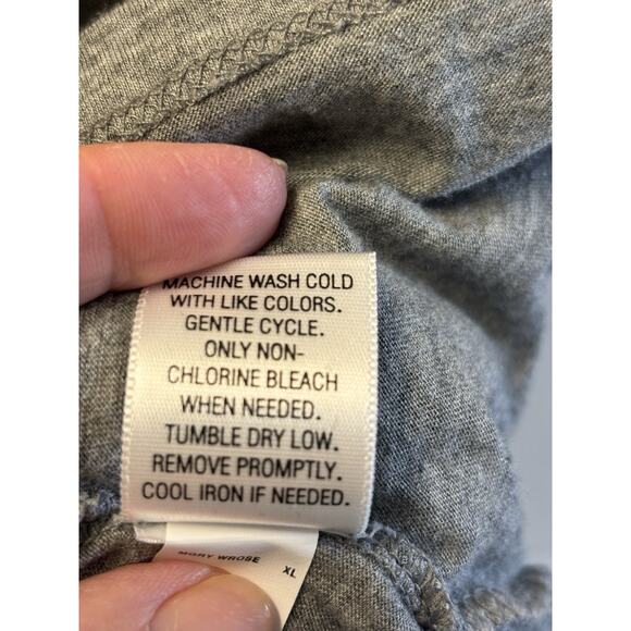 Elle Gray And Pink Lace Tank XL - Picture 5 of 6